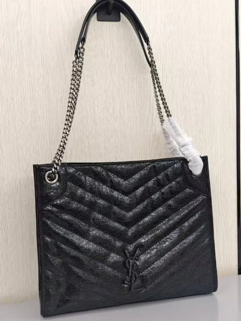 YSL Niki Shopping Bag with Chain Strap